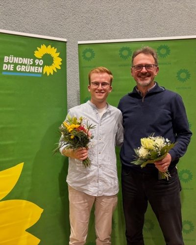 Die neuen Vorstandsmitglieder Tim Fitz, Markus Pfefferkorn